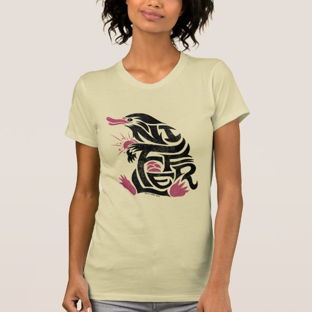NIFFLER™ Typografie Grafik T-Shirt (Vorderseite)