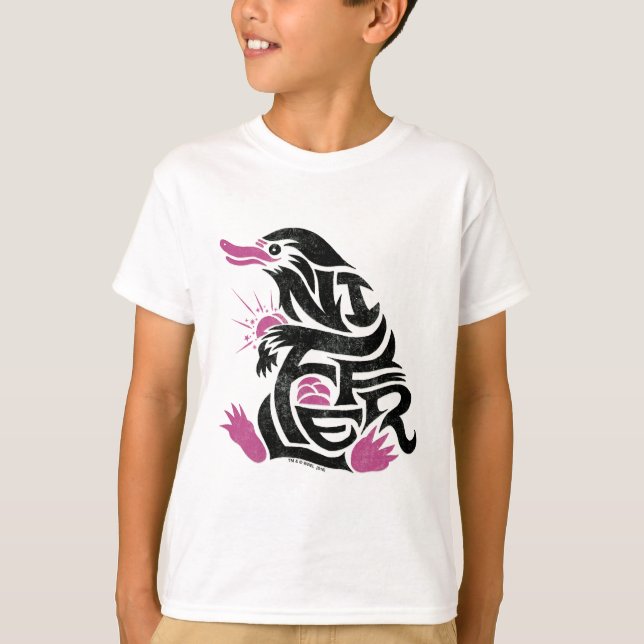 NIFFLER™ Typografie Grafik T-Shirt (Vorderseite)