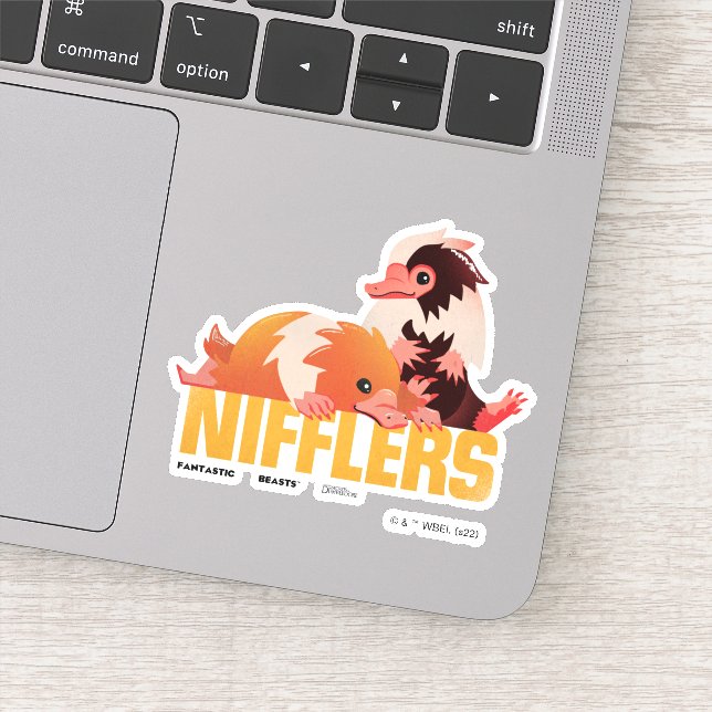 Nifflers Vintag Graphic Aufkleber (Detail)