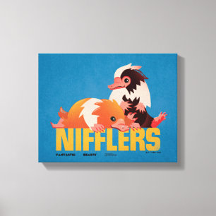 Nifflers Vintage Grafik Leinwanddruck