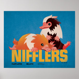 Nifflers Vintage Grafik Poster