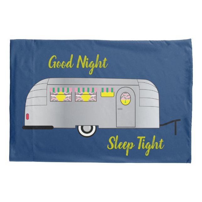 Nifty 50 Retro Campers III Kinder Kissenbezug (Rückseite)
