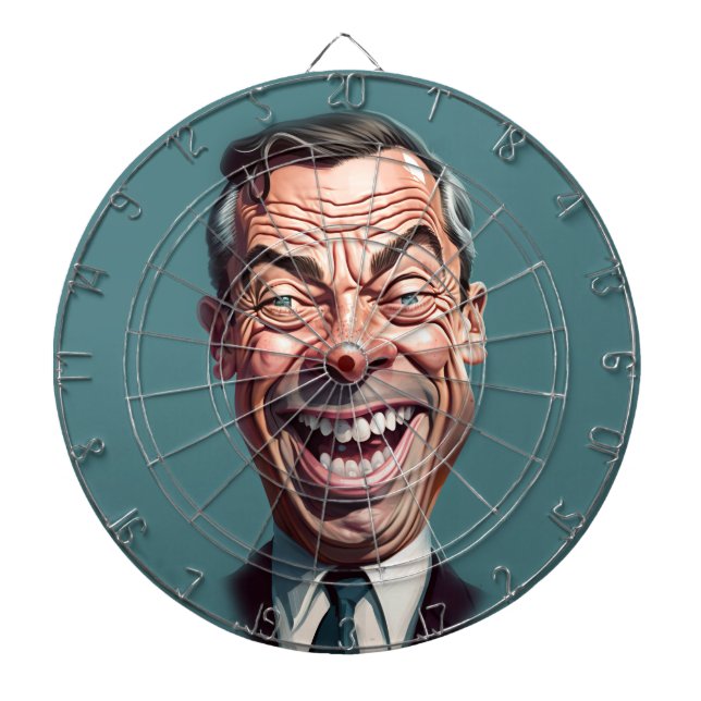 Nigel Farage Dartboard Dartscheibe (vorne)
