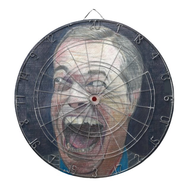 Nigel Farage Dartboard Dartscheibe (vorne)