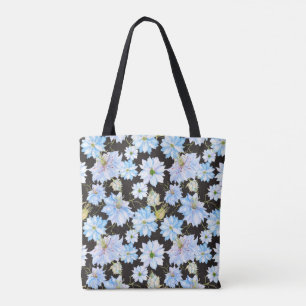 Nigella Blume über dunkles Hintergrund Atemberaube Tasche