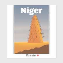Niger Agadez Mosque Reiseplakat