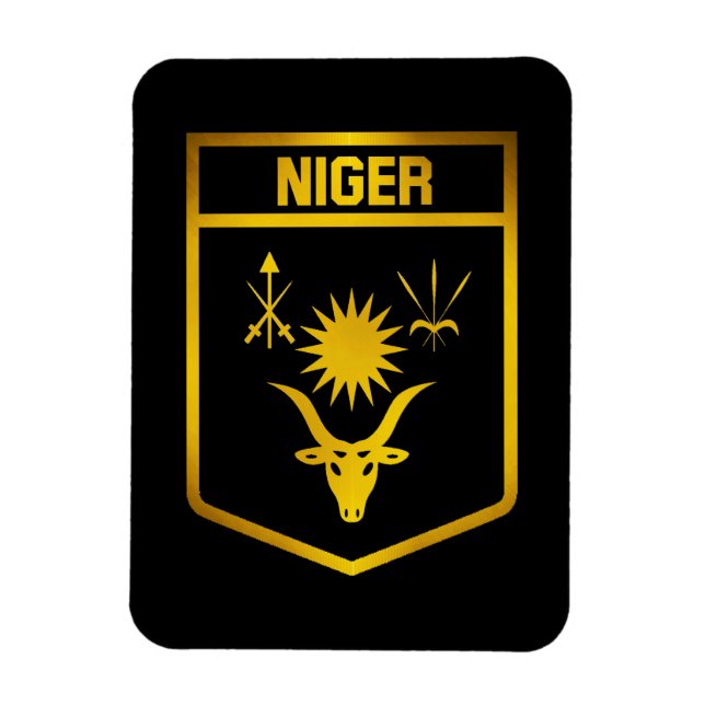 Niger Emblem Magnet (Vertikal)