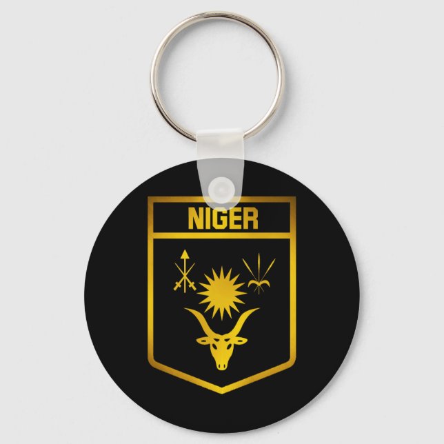 Niger Emblem Schlüsselanhänger (Vorderseite)