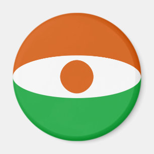Niger Fischaugen-Flagge-Magnet Magnet