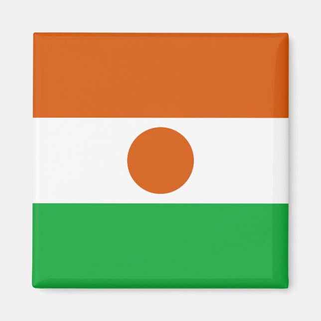 Niger Flag Magnet (Vorne)
