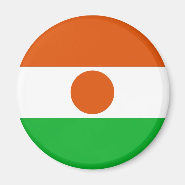 Niger Flag Magnet (Vorne)