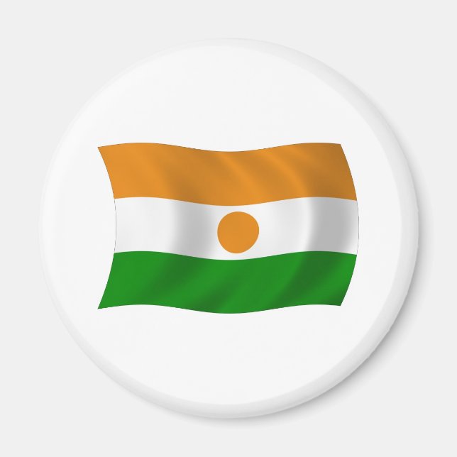 Niger Flag Magnet (Vorne)
