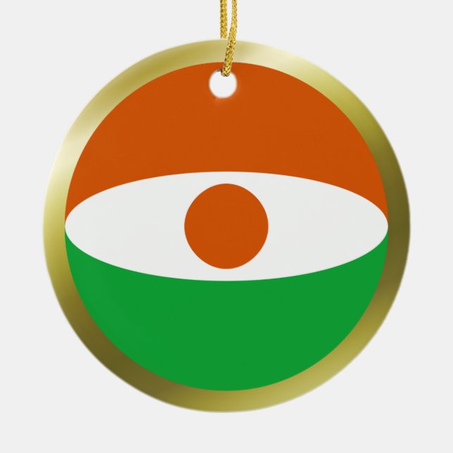 Niger Flag Ornament (Vorne)