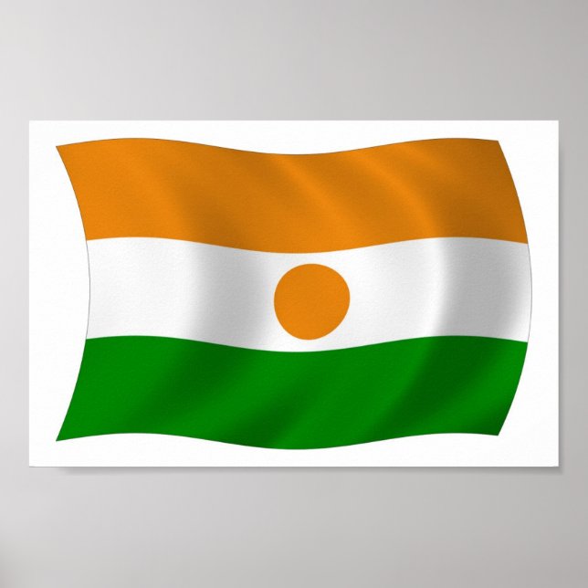 Niger Flag Poster Print (Vorne)
