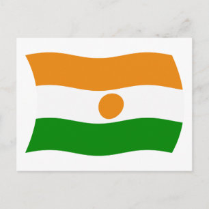 Niger Flag Postkarte