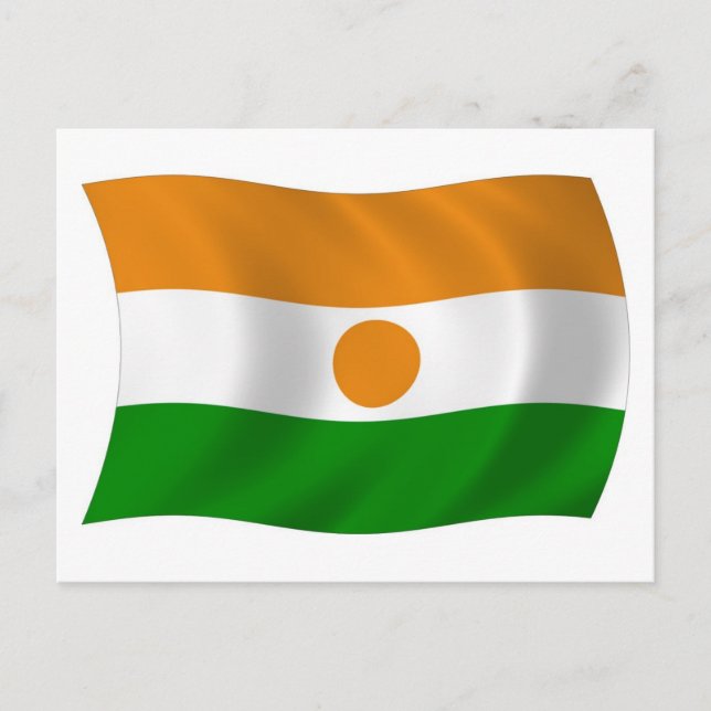 Niger Flag Postkarte (Vorderseite)