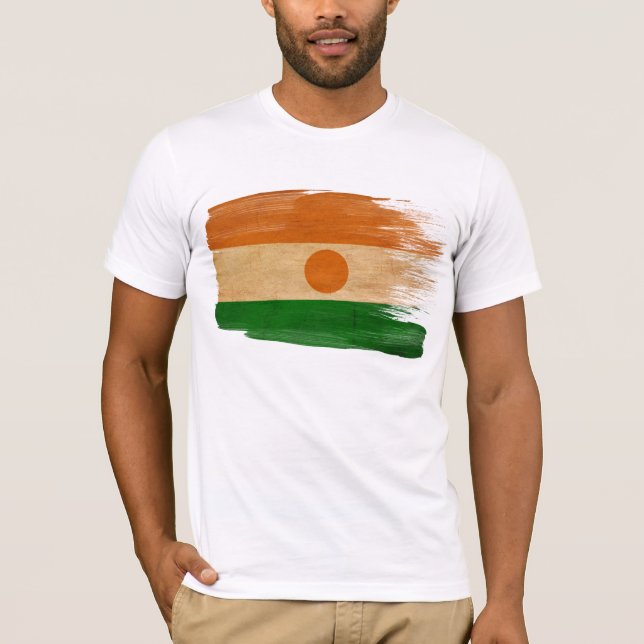 Niger-Flaggen-T - Shirt (Vorderseite)
