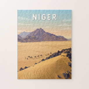 Niger Illustration Reise Kunst Vintage
