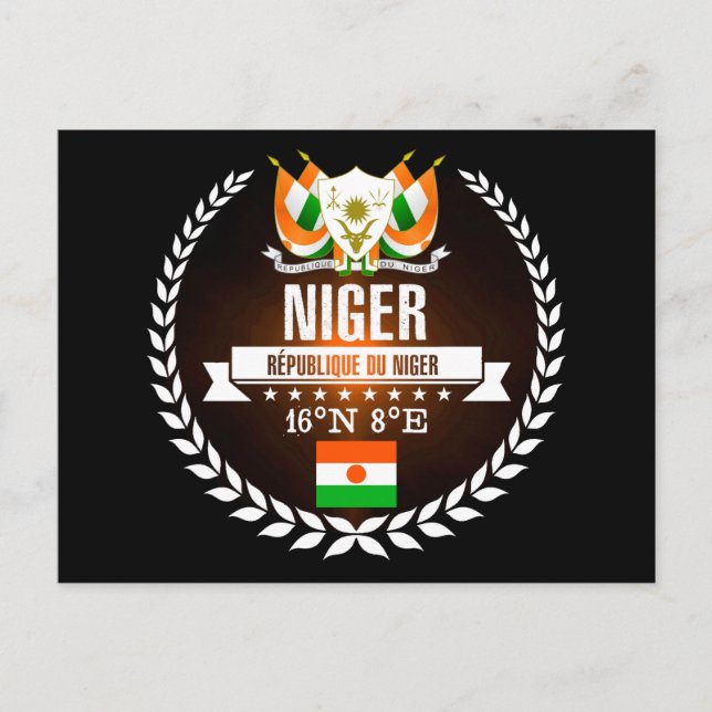 Niger Postkarte (Vorderseite)