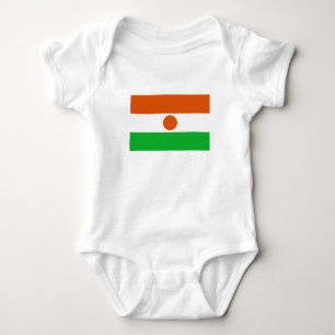 Nigerflagge Baby Strampler