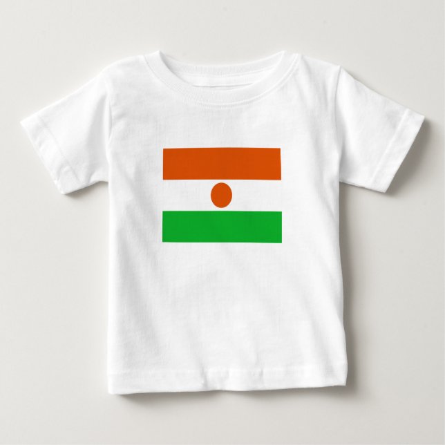 Nigerflagge Baby T-shirt (Vorderseite)