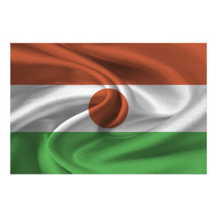 Nigerflagge Fotodruck