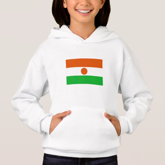 Nigerflagge Hoodie (Vorderseite)