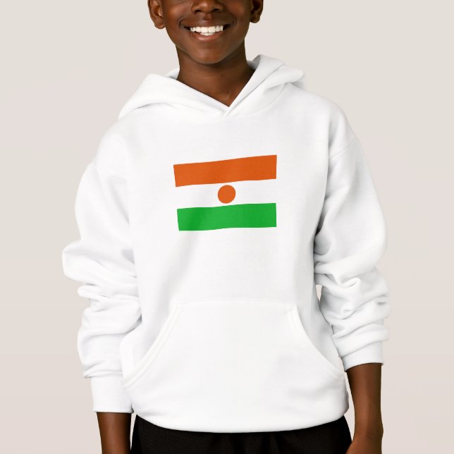 Nigerflagge Hoodie (Vorderseite)