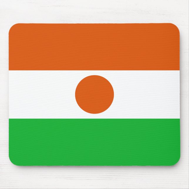 Nigerflagge Mousepad (Vorne)