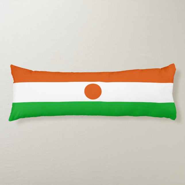 Nigerflagge Seitenschläferkissen (Vorderseite)