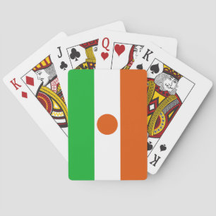 Nigerflagge Spielkarten