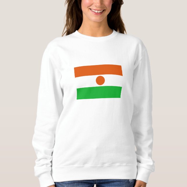 Nigerflagge Sweatshirt (Vorderseite)
