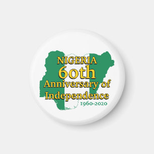 NIGERIA 60 Jahre Unabhängigkeit   Nigerianer Magnet
