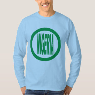 NIGERIA BASIERTES HIMMELBLAUES T-Shirt
