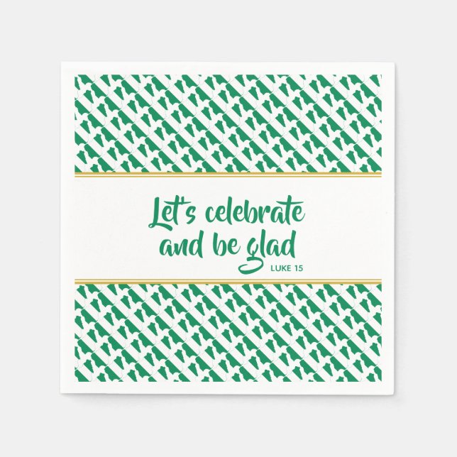 NIGERIA Christliches Party Serviette (Vorderseite)