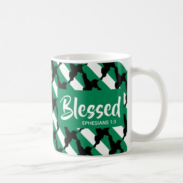 NIGERIA Ephesians Christliche Schrift gesegnet Kaffeetasse (Rechts)