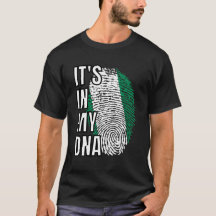 Nigeria, es ist in meinem DNA-FlagThumbprint
