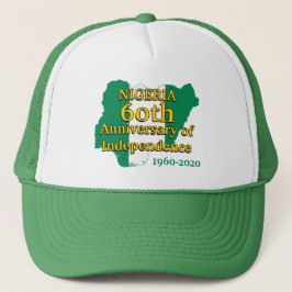 NIGERIA FLAG | 60. Jubiläum Unabhängigkeit Truckerkappe