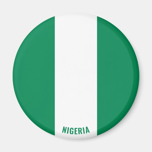 Nigeria Flag Charming Patriotic Magnet (Vorne)