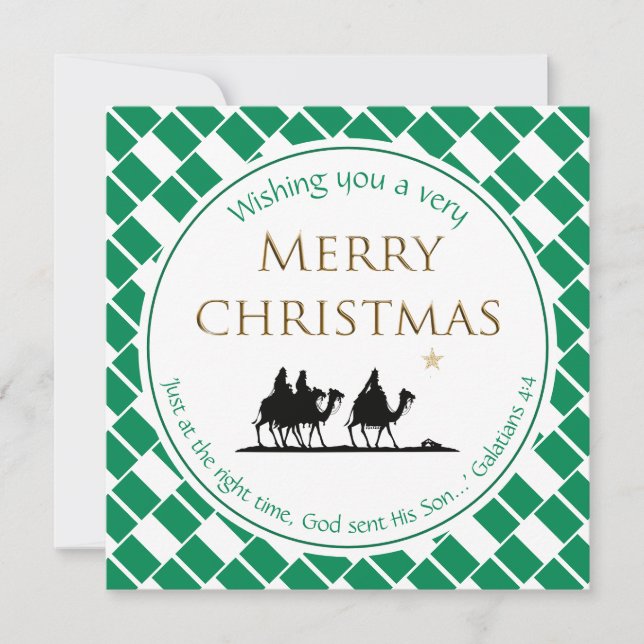 NIGERIA FLAG Drei Weisen NIGERIEN Weihnachten (Vorderseite)