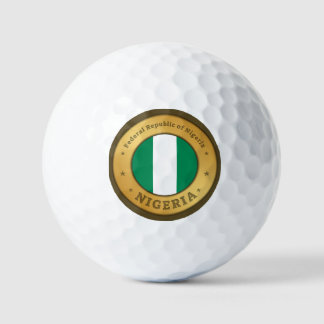 Nigeria Flag Golfball