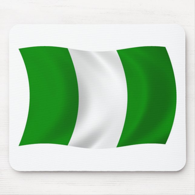 Nigeria Flag Mousepad (Vorne)