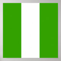 Nigeria Flag Nigerias Land Afrika Zuhause Heimat