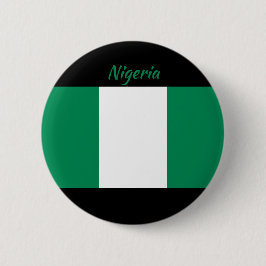 Nigeria Flag Round Button