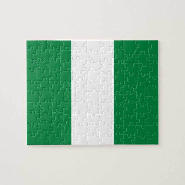 Nigeria-Flagge (Horizontal)