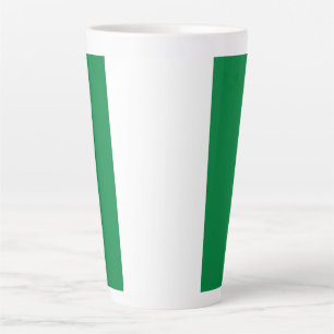 Nigeria-Flagge Milchtasse