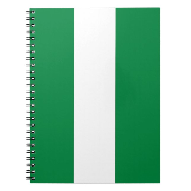 Nigeria-Flagge Notizblock (Vorderseite)