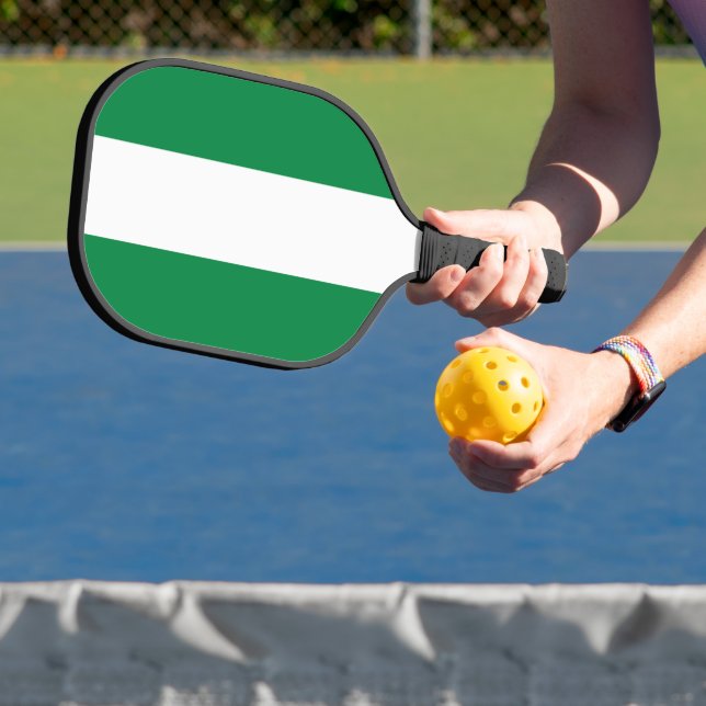 Nigeria-Flagge Pickleball Schläger (InSitu)