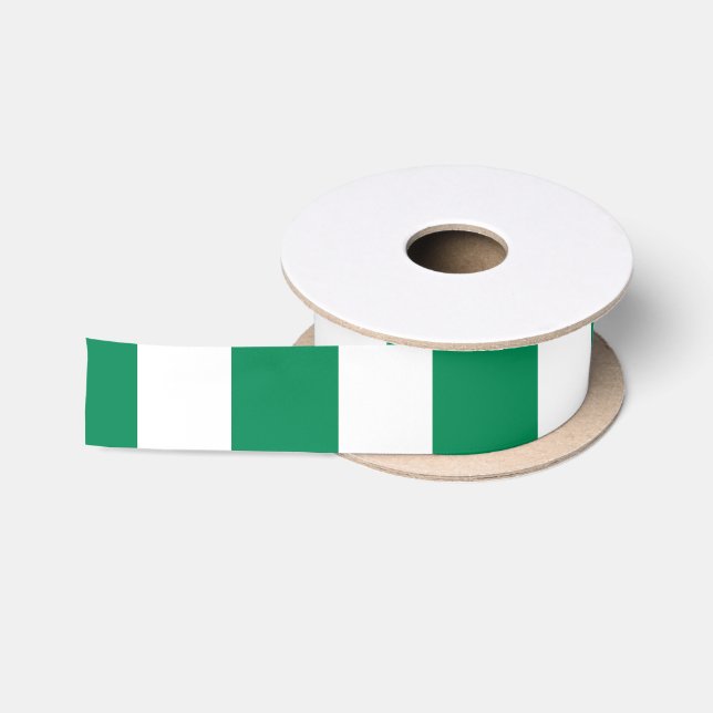 Nigeria-Flagge Satinband (Spule)