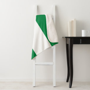 Nigeria-Flagge Sherpadecke